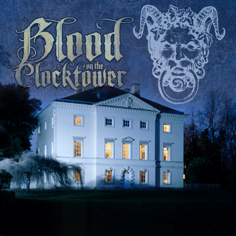 The exterior of Marble Hill at night. There is text on the image that reads 'Blood on the Clocktower'
